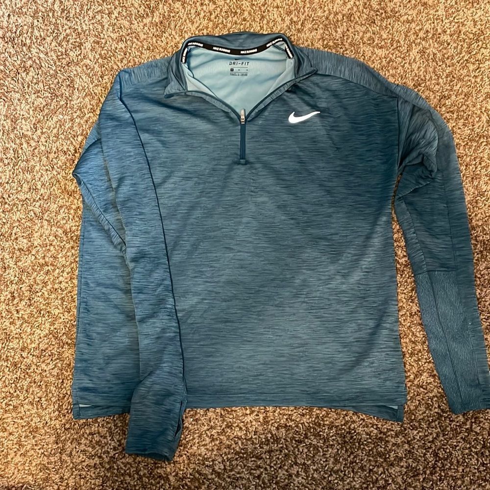 Nike Blue Running Pullover
